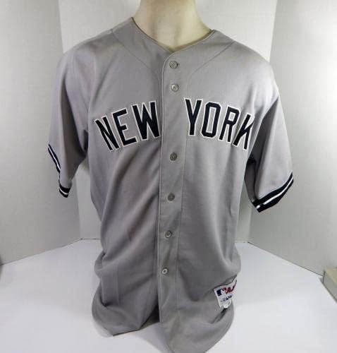 2013 New York Yankees Veron Wells 12 Oyun Kullanılmış Gri Forma 50 DP29349 - Oyun Kullanılmış MLB Formaları