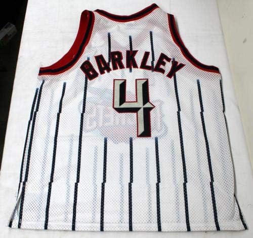 Charles Barkley Vintage Houston Rockets Başlangıç Forması 52 Beden Harika Durumda-NBA İmzasız Çeşitli