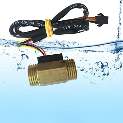 Teknik Hall Etkisi Su Akış Sensörü Anahtarı Debimetre metre sayacı Malzeme 44mm Gıda Sınıfı Anahtarı Kompakt Su Akış