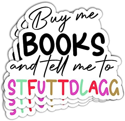 SODAVA (3 Adet) Bana Kitap Satın Al ve Söyle Bana Stfuattdlagg Sticker Daddys İyi Kız Sticker Kindle Çıkartmalar Durumda,
