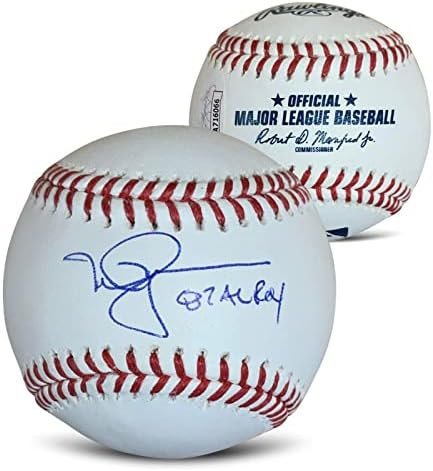 Mark McGwire İmzalı MLB İmzalı Beyzbol 1987 UV Kılıflı AL ROY JSA COA - İmzalı Beyzbol Topları