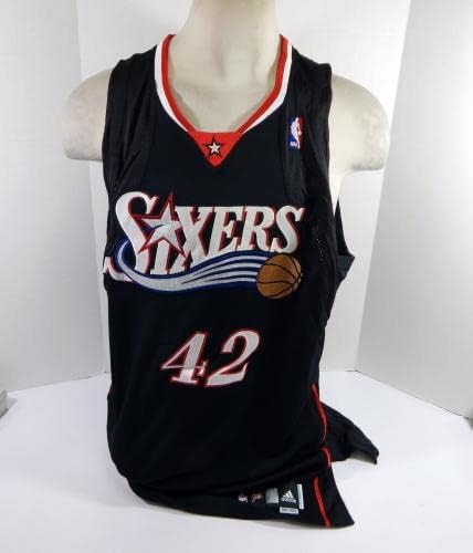 2007-08 Philadelphia 76ers Shavlik Randolph 42 Oyunu Yayınlandı Siyah Forma 52 859 - NBA Oyunu Kullanıldı