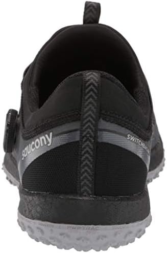 Saucony Erkek Switchback 2 Patika Koşu Ayakkabısı, Siyah/Kömür, 8,5