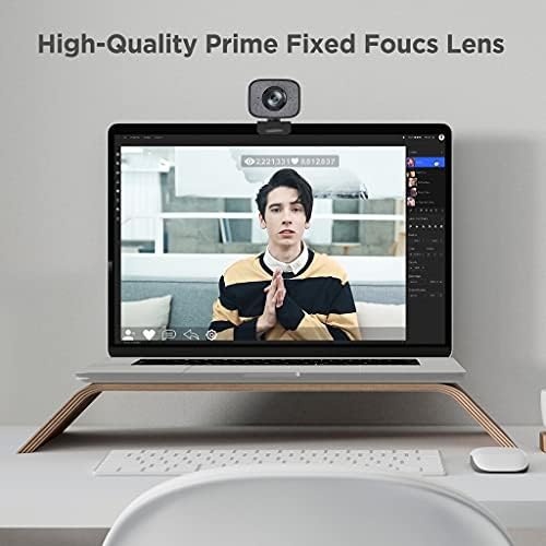 BHVXW Webcam Kamera Web Cam Mıc ile Yüksek Çözünürlüklü ve Oyun USB Bağlantısı Bilgisayar Dizüstü Masaüstü için