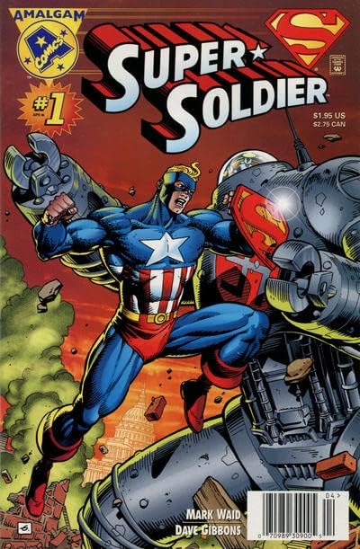 Süper Asker 1 (Gazete Bayii ) VF; Amalgam çizgi roman / Süpermen / Kaptan Amerika