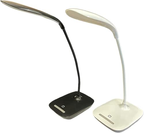 LED 3 Karartma Seviyesi Lamba Gece Lambası ile 2'si 1 Arada Dokunmatik Koltrol. USB veya Pille Çalışır. Siyah veya