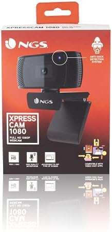 NGS XPRESSCAM1080 - USB 2.0 Bağlantısı, Dahili Mikrofon, 2Mpx Çözünürlük ve Tak ve Çalıştır özellikli Full HD Web
