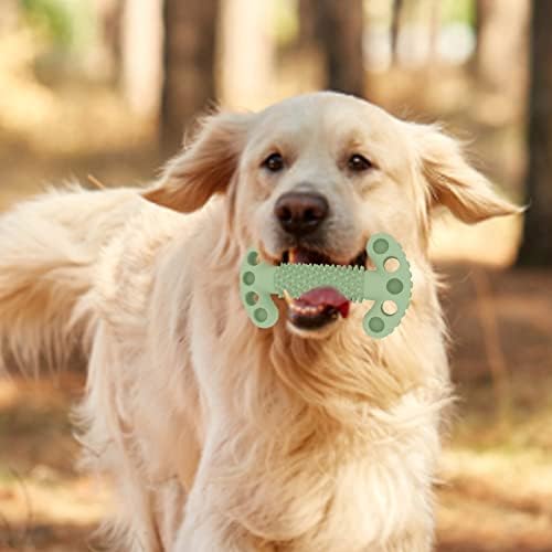 GİLİGEGE Köpek Diş Fırçası Dayanıklı Çiğnemek Oyuncak Sopa Yumuşak Kauçuk Diş Temizleme Noktası Masaj Diş Macunu Pet