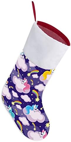 Sevimli Unicorn Rüya Noel Asılı Çorap Sevimli Santa Çorap Noel Ağacı Süsleri Süsler Hediyeler