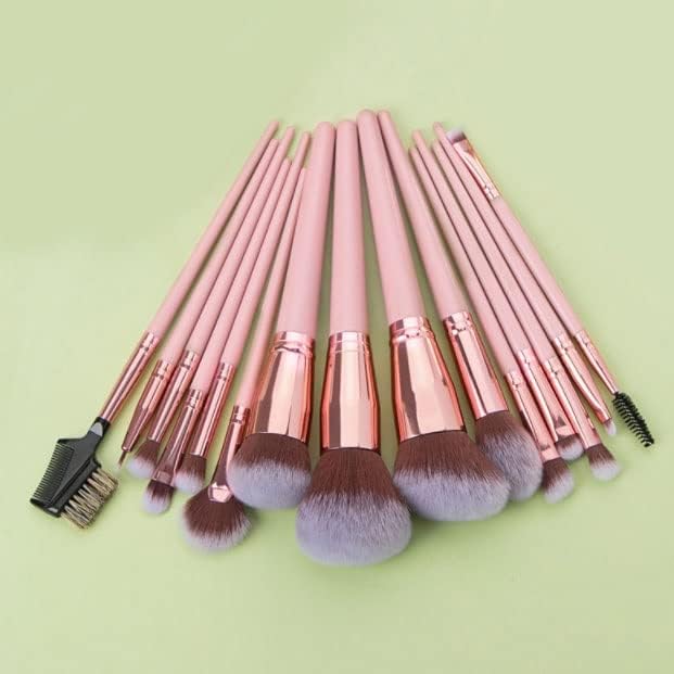 MMLLZEL 15 Fırçalar Set Büyük Gevşek pudra fırçası Allık Göz Farı Fırçası Güzellik Makyaj Araçları (Renk: D, Boyutu: