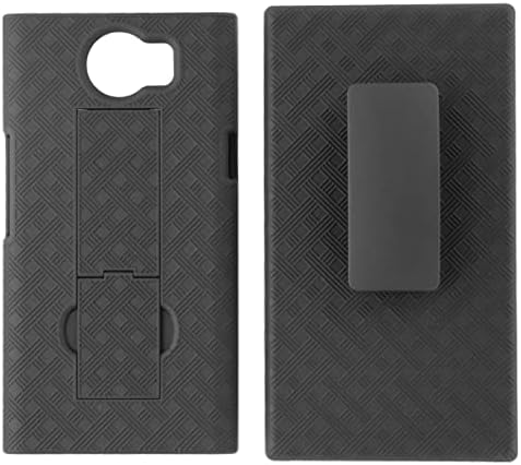 BlackBerry PRİV için Verizon OEM Shell Kılıf Standı Combo Kılıf - Siyah-Perakende Paket