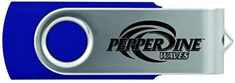 UXG, Inc. Pepperdine Üniversitesi - 8GB 2.0 USB Flash Sürücü-Mavi