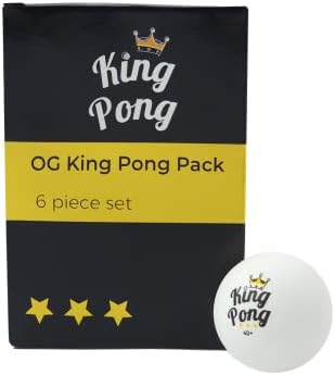 Kral Pong Masa Tenisi Topları 3 Yıldızlı 40 + Beyaz Ping Pong Topları