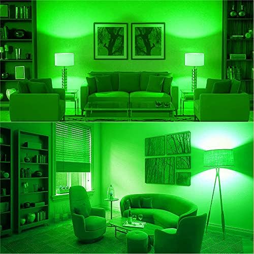 T10 LED Yeşil Ampuller,E26 Yeşil LED ışıklar 60W'A kadar değiştirin,5 inç Led Boru Şeklindeki Ampuller Sundurma, Ev