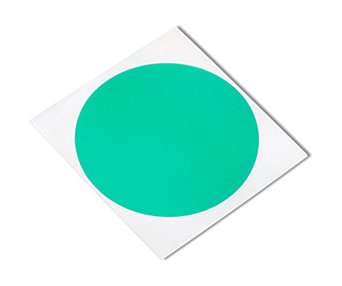 TapeCase GD-16.7 MM-500 Yeşil Polyester/Silikon Yapışkan Bant, Astarlı, 0.66 Uzunluk, 0.6575 Genişlik, 0.6575 Çaplı