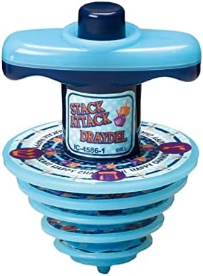 Rite Lite Süper İstifleme Dreidel Oyuncak, Çocuklar için Mükemmel Chanukah Oyuncak! Diskleri istifleyin ve Bırakın!