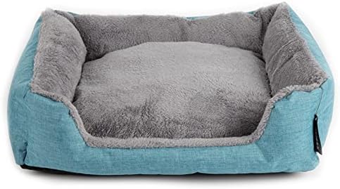 LTJXL köpek yatağı Gümrükleme Çıkarılabilir Yastık, Yıkanabilir Rahat Kedi Yatakları Peluş Kanepe ile Yumuşak Geri
