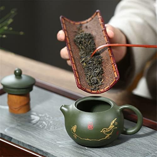 UXZDX 210 ml mor kil çaydanlıklar usta el yapımı Xishi Çay Potu topu delik filtre su ısıtıcısı otantik Zisha çay seti