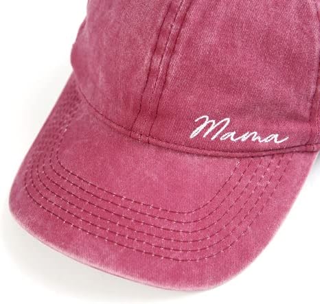 Lichfamy Siyah veya Pembe Mama Şapka Kadınlar için, Eğlenceli Baba Şapka, Serin Anne Şapka, Anne için Hediye Beyzbol