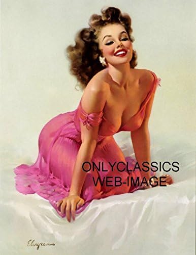 OnlyClassics ' 55 Büyüleyici Seksi Glamour Kız Mimi ELVGREN 8. 5X11 Baskı Busty Pinup Cheesecake