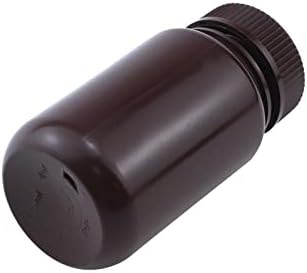 Ödem Plastik Laboratuvar Kimyasal Reaktif Şişesi Kahverengi örnek şişesi Sıvı Depolama Şişeleri 125ml 4'lü paket