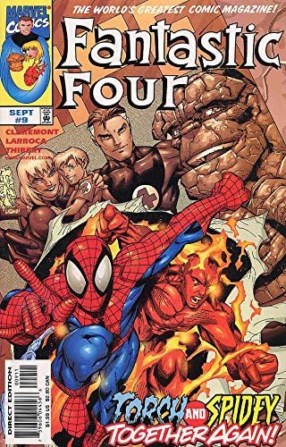 Fantastik Dörtlü (Cilt. 3) 9 VF ; Marvel çizgi romanı / Örümcek Adam Chris Claremont