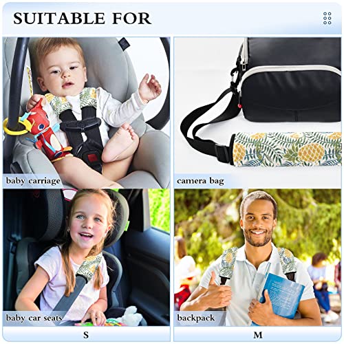 Suluboya Ananas Araba Koltuğu Askı Kapakları Bebek Çocuklar için 2 ADET Araba Koltuğu Sapanlar Omuz Yastık Pedleri