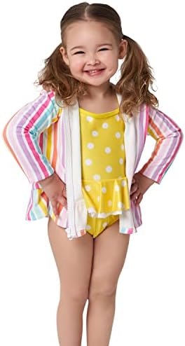 Gerber Bebek-Kız Toddler fermuarlı kapüşonlu kıyafet Havlu Mayo Örtbas