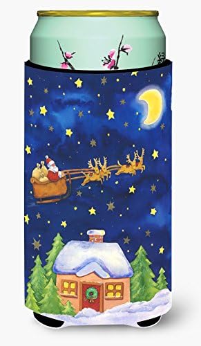 Caroline's Treasures APH5898TBC Noel Noel Baba Gökyüzünde Uzun Boylu Çocuk Kucaklayıcı, Soğutucu Kol Kucaklayıcı Makinede