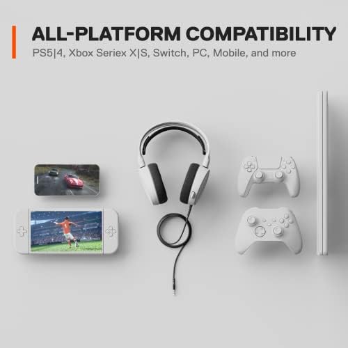 SteelSeries Arctis 3 Konsolu - PlayStation 5 / 4, Xbox Serisi X|S, Nintendo Anahtarı, VR, Android ve iOS için Stereo