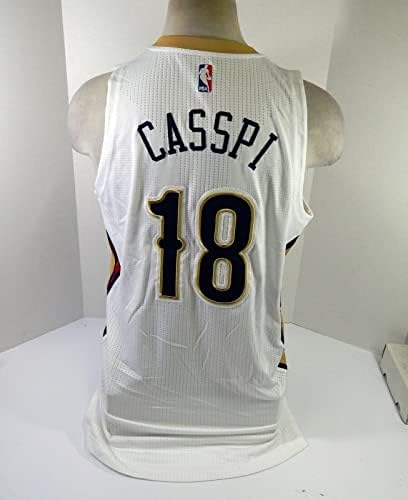 -17 New Orleans Pelicans Omri Casspi 18 Oyunu Yayınlandı Beyaz Forma ASG P XL 1-NBA Oyunu Kullanıldı