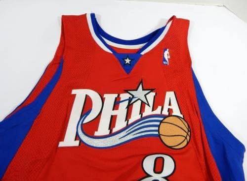 2006-07 Philadelphia 76ers Joe Smith 8 Oyunu Yayınlandı Kırmızı Forma 52 894 - NBA Oyunu Kullanıldı