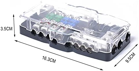 WPYYI Mini Sigorta Tutucu 2 ın 4 Out Güç dağıtım bloğu Çok Fonksiyonlu Sigorta Kutusu Led 4 Yollu Sigorta Bloğu Araba