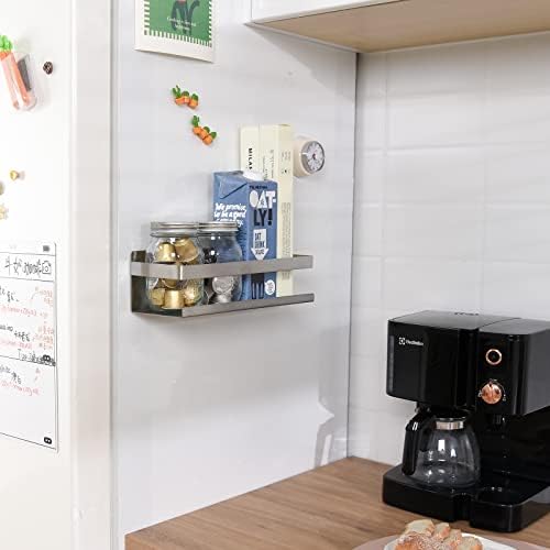 Yoniccal Manyetik baharat rafı Buzdolabı mıknatısı Buzdolabı baharat rafı Mutfak Ev Organizasyonu ve Depolama için