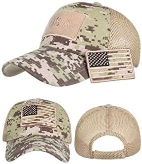 Anna-Kaci Kamuflaj Kamyon Şoförü Özel Taktik Operatör Kuvvetleri ABD Bayrağı Yama beyzbol şapkası