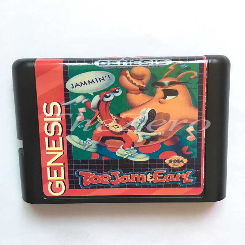 ToeJam ve Earl ABD AB Kabuk 16 bit Oyun Kartı Genesis Sistemi Sega Mega Sürücü