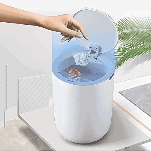 SEASD Akıllı çöp tenekesi Su Geçirmez Ev çöp tenekesi Oturma Odası Mutfak Banyo için 8L Sevimli Yatak Odası Otomatik