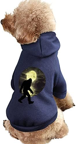 Dolunay Bigfoot Köpek Hoodies Sevimli Kapüşonlu Sweatshirt Pet Takım Elbise Ceket Şapka ile