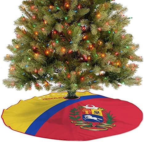 Venezuela Bayrağı Noel Ağacı Etek Vintage Noel Süsler Noel Süslemeleri Tatil için Yeni Yıl Partisi