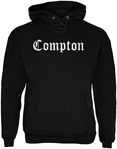 Eski Zafer Compton Siyah Yetişkin Hoodie