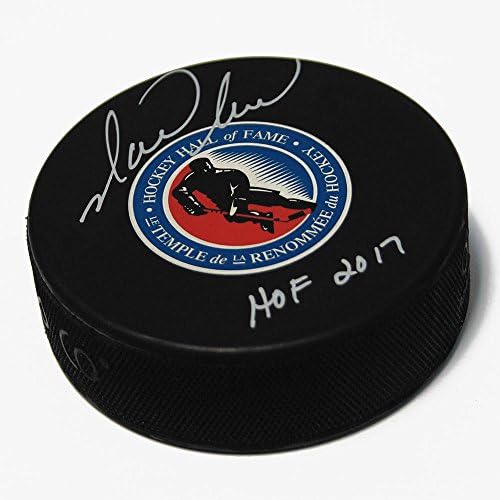 Mark Recchi Hokey Onur Listesi, HOF Not İmzalı NHL Diskleriyle Hokey Diski İmzaladı