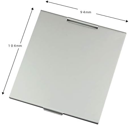 Alüminyum Kompakt Ayna M CR-580 Gümüş 10'lu Paket
