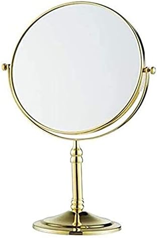 Kozmetik Ayna makyaj makyaj masası aynası, masaüstü iki taraflı güzellik aynası 3X büyütme Kozmetik ayna 360 ° Döner