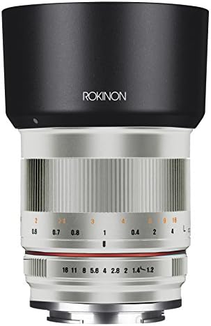 Fuji için UMC Yüksek Hızlı Lens OLARAK Rokinon RK50M-FX-SIL 50mm F1.2 (Gümüş)