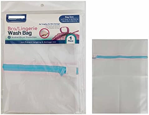 4 Adet Beyaz file çamaşır torbası 14 x 18 Yıkama İç Çamaşırı Narin Külot Hortum Sütyen