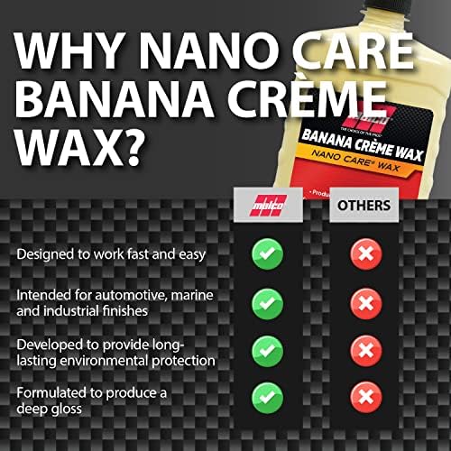 Malco Nano Care Banana Creme Wax-Derin Parlak Parlaklık ve Uzun Ömürlü UV Koruması / Otomotiv, Denizcilik ve Endüstriyel