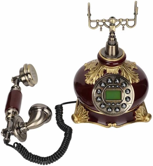 Yok Vintage Telefon Antika Telefon Oturma Odası için Güçlü Depolama Fonksiyonu Yatak Odası için Ofis için