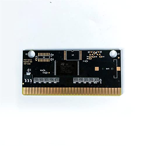 Aditi Splatterhouse 2-USA Etiket Flashkit MD Akımsız Altın PCB Kartı Sega Genesis Megadrive video oyunu Konsolu (Bölgesiz)