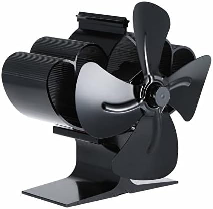 LYNLYN 4 Bıçaklı Soba fan ısıtıcı Küçük Boyutlu İsı Powered Günlük Ahşap Brülör Sessiz Ev Şömine Fan ısı Dağılımı