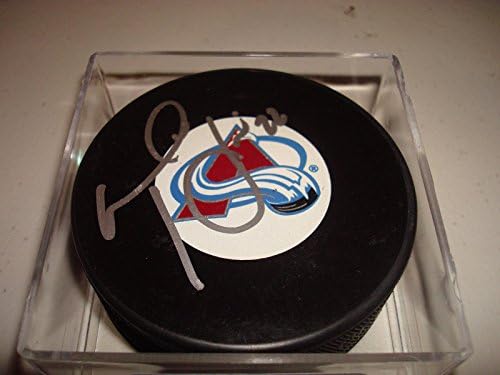 Matt Hunwick İmzalı Colorado Çığ Hokeyi Diski İmzalı a-İmzalı NHL Diskleri